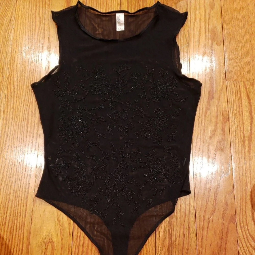 Victoria's Secret Vintage Beaded Bodysuit